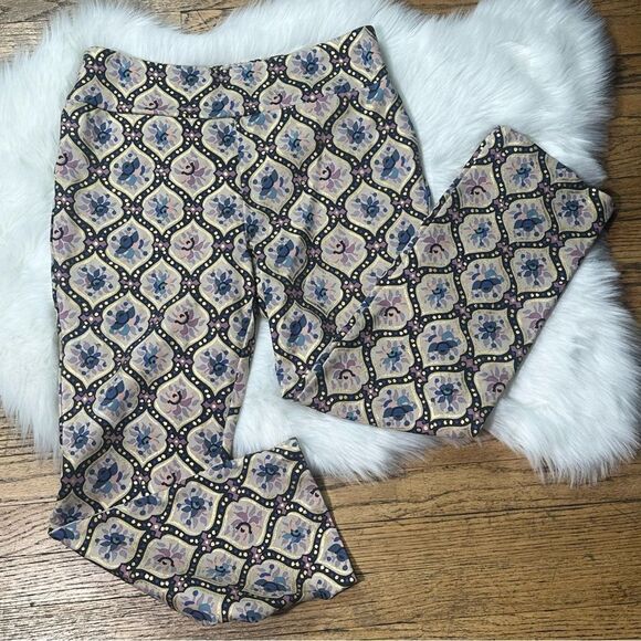 Soft Surroundings Multicolor Floral Pants - Picture 1 of 11